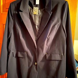 Navy Blue blazer.  New never worn.  Smoke free home.